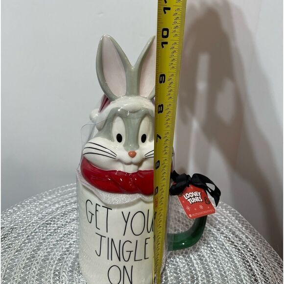 Rae Dunn Buggs Bunny Mug with Topper NWT - Picture 5 of 9